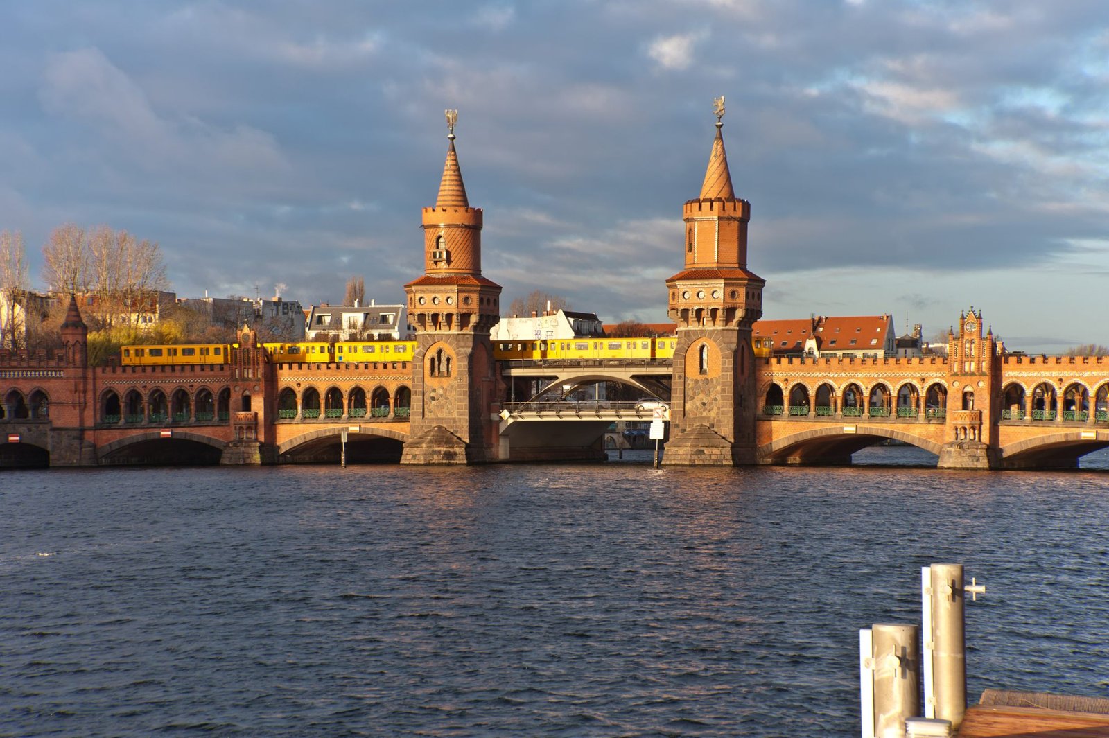 The Oberbaum Bridge over the Spree, Berlin